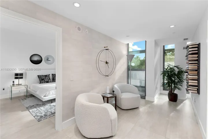between guest bedrooms #2 and #3 on 2nd floor of townhome