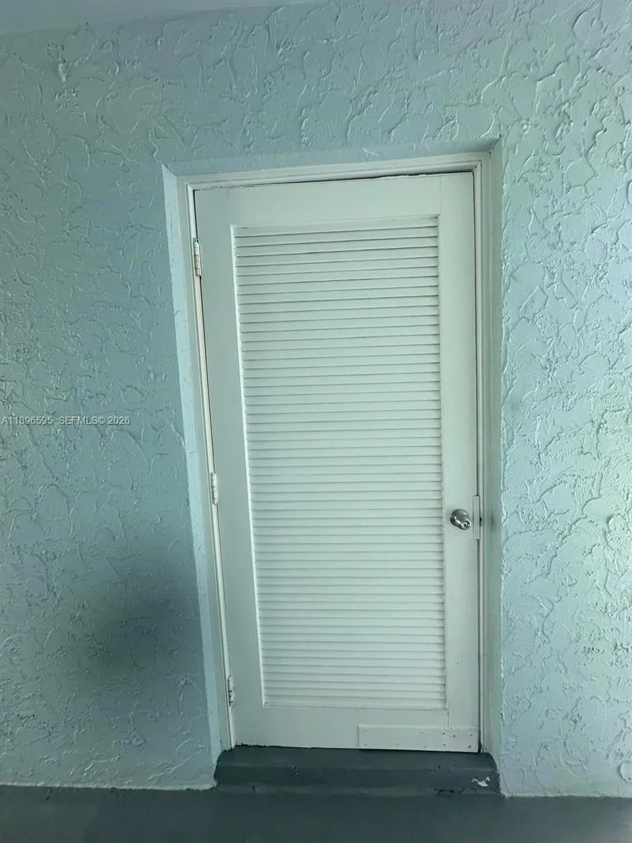 Laundry room door in the first floor
