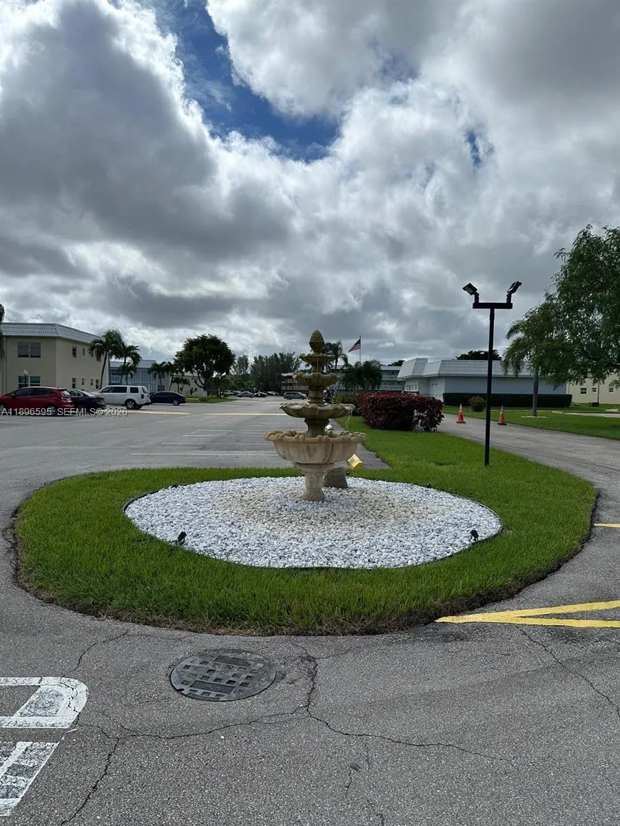 At the enternace of the community