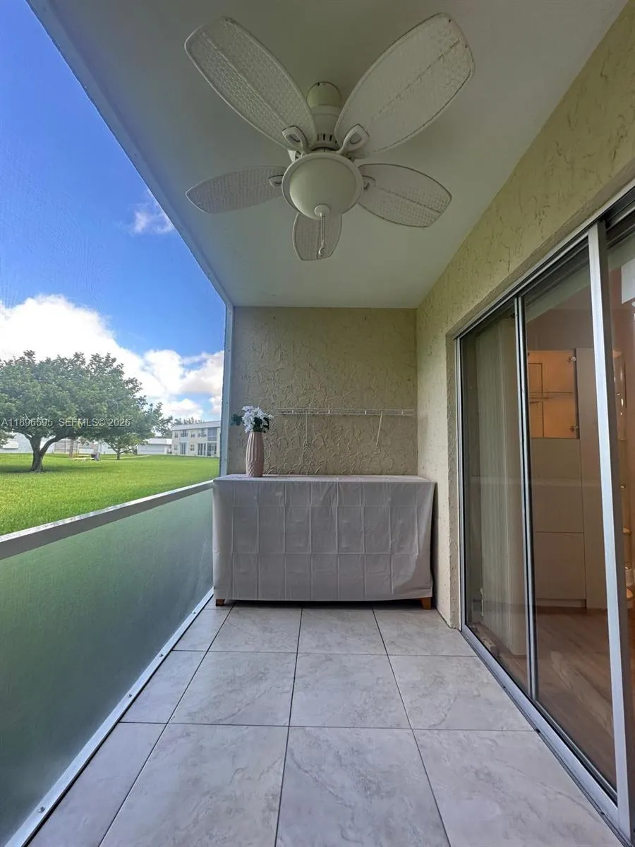 Screened patio