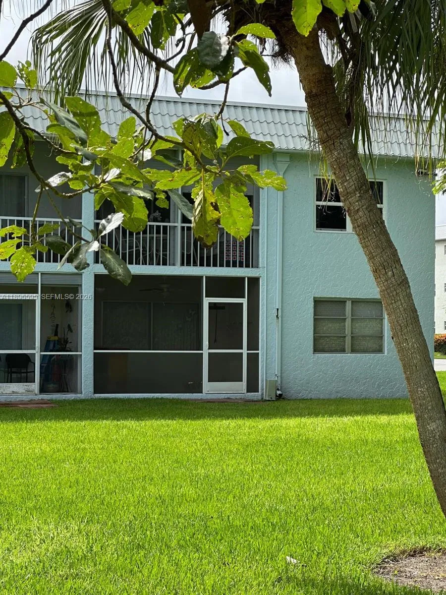 The apartments' patio