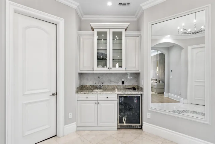 Midnight Kitchen in Primary Bedroom
