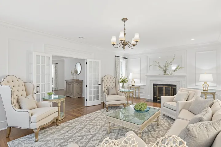 Virtually Staged Living Room