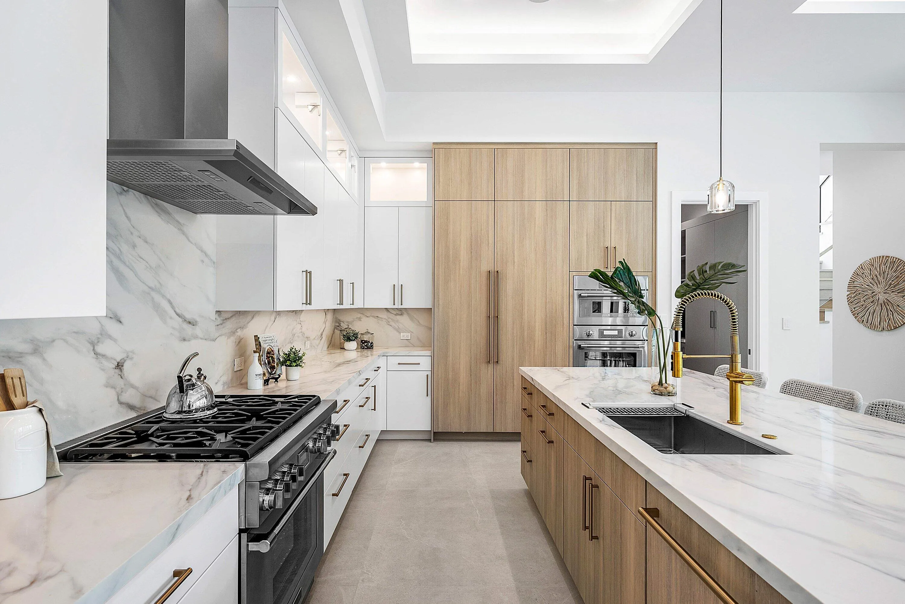 Solid maple custom cabinetry