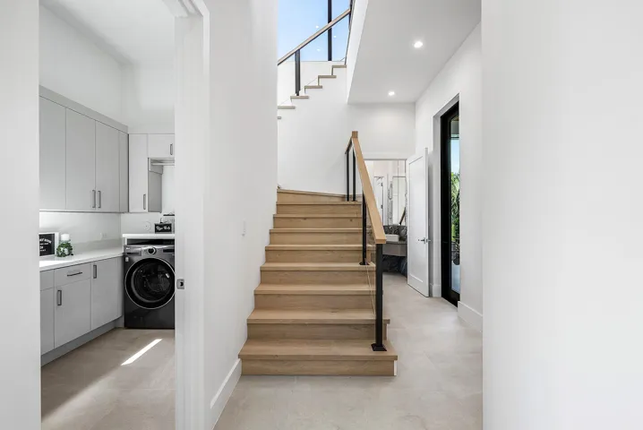 Ascend to 2nd floor