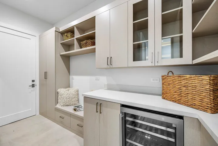 Walk thru pantry from garage to kitchen