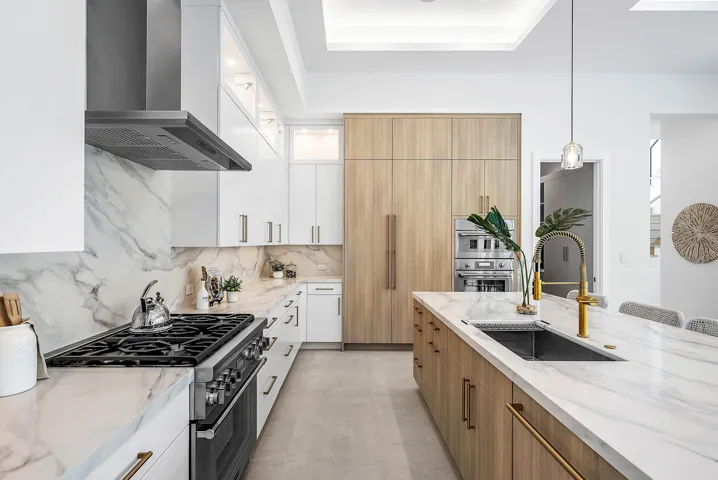 Solid maple custom cabinetry