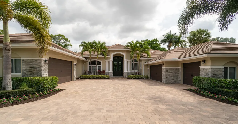 Expansive Driveway to Front Door