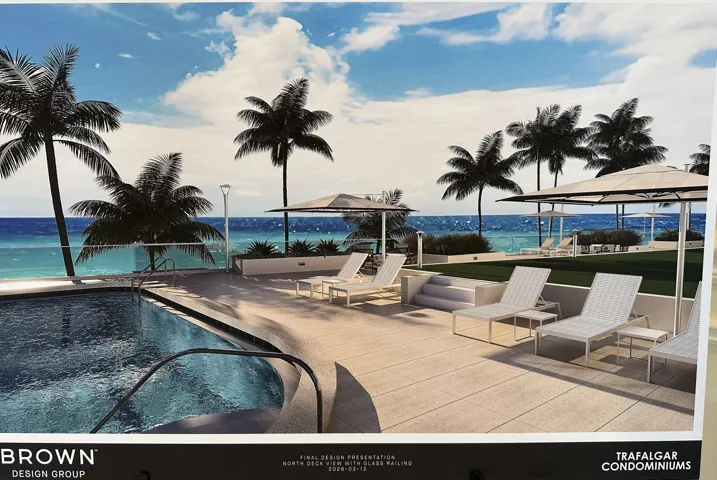 Proposed renderings of pool area
