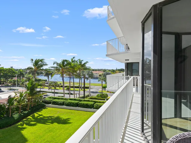 SW facing balcony