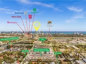 Aerial view of Hallandale