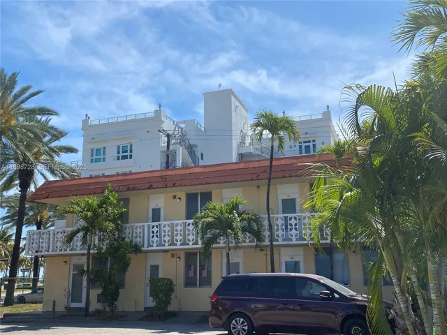 View of the apartment from the parking lot.