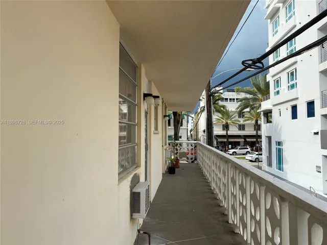 Semi-private terrace opens to the bedroom.