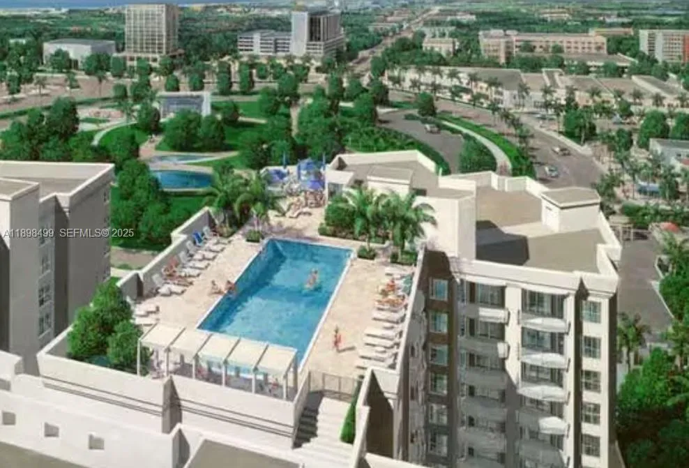 Roof top pool