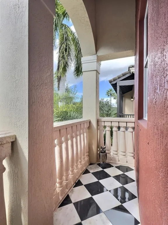 Balcony off of 2nd bedroom