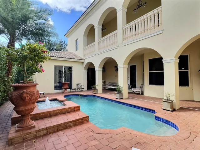 Courtyard pool