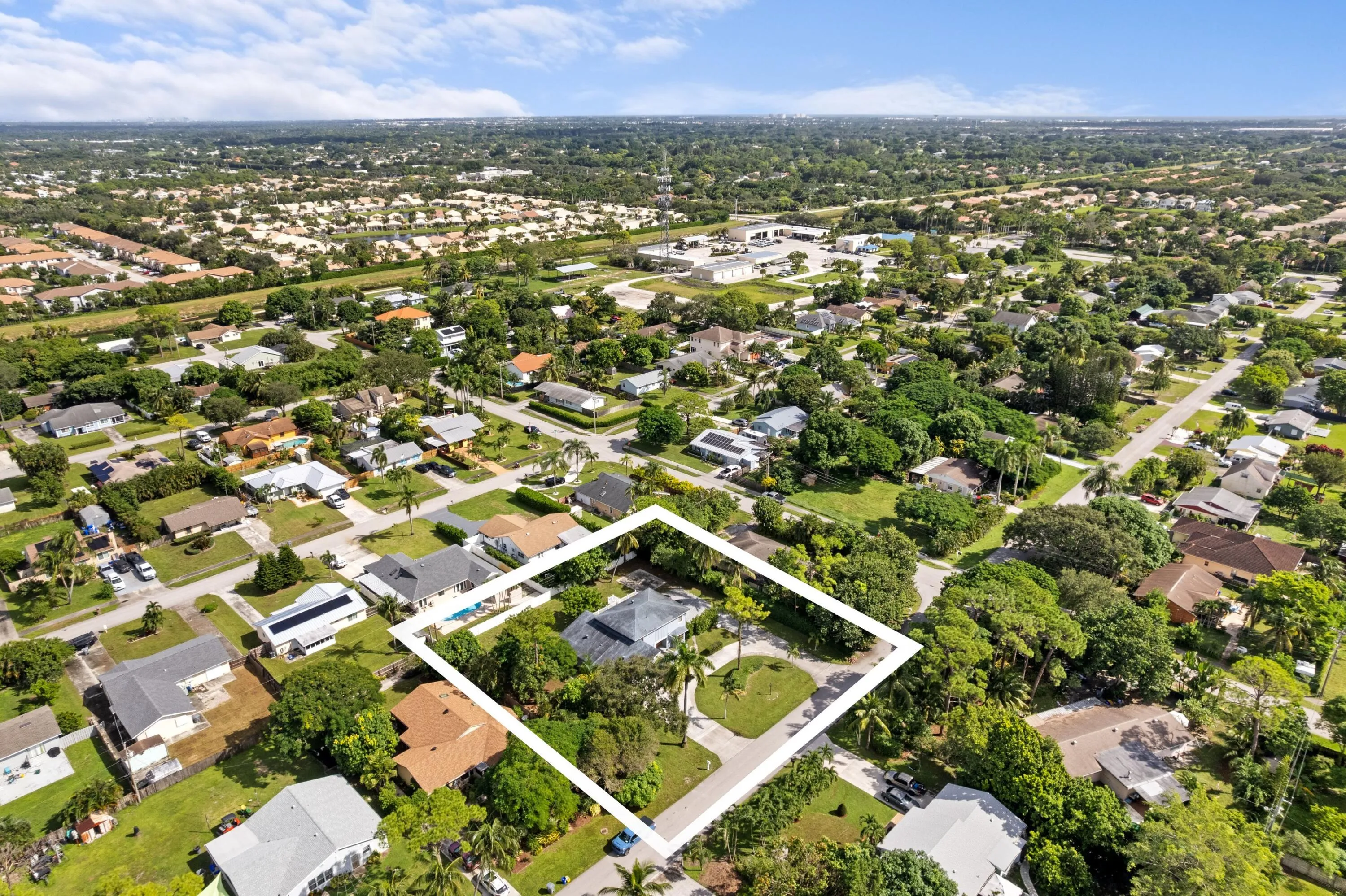 Aerial Neighborhood View