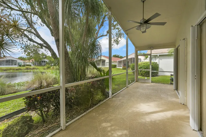 Screened in patio
