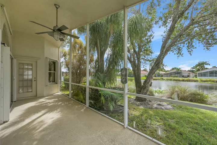 Screened in patio
