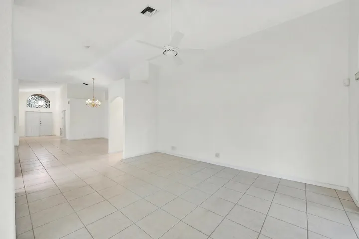 Looking towards front door