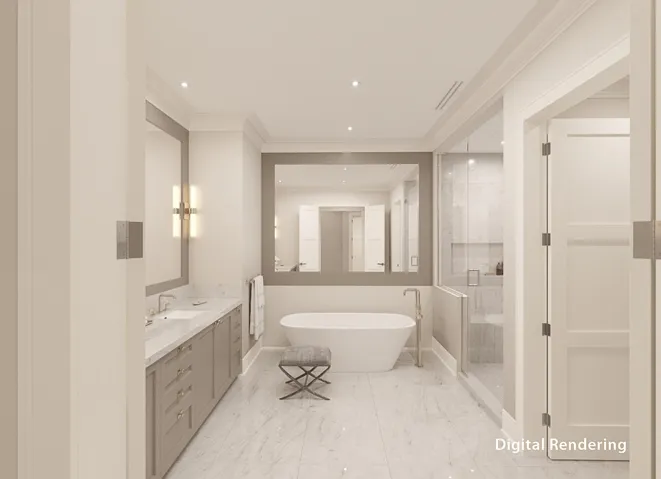 Caretta Bathroom Rendering