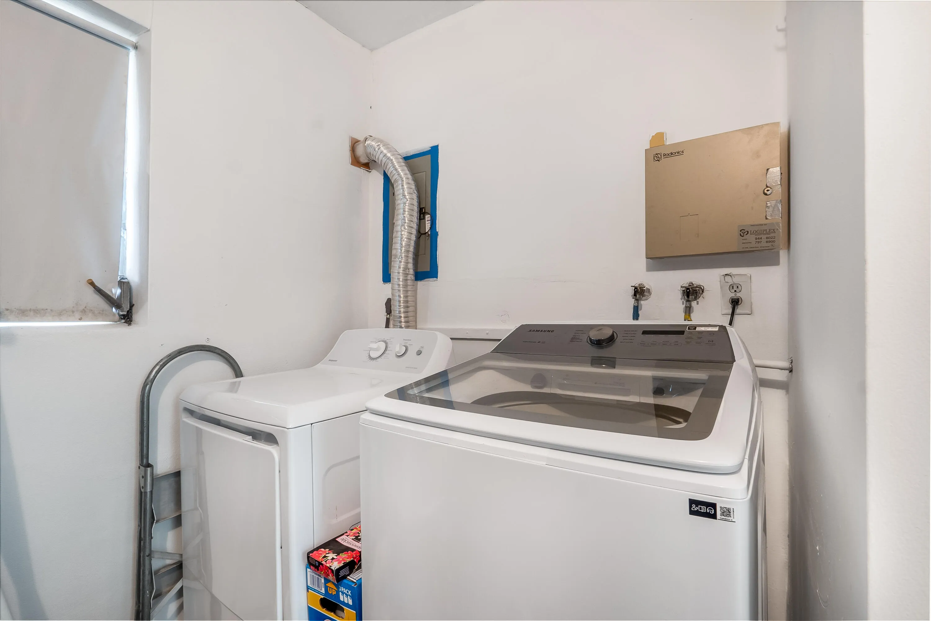 washer and dryer