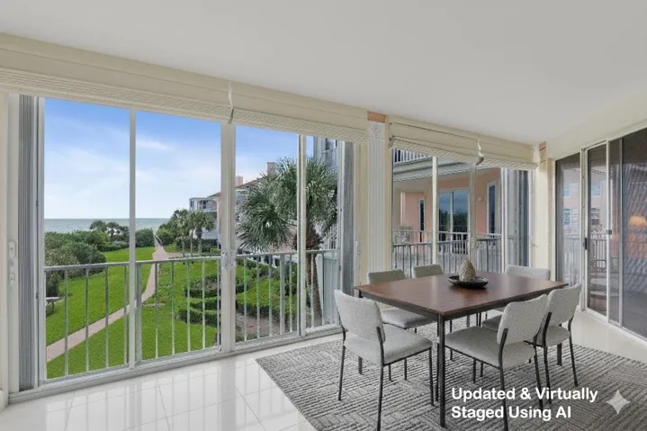 Virtually Updated and Staged Enclosed Patio