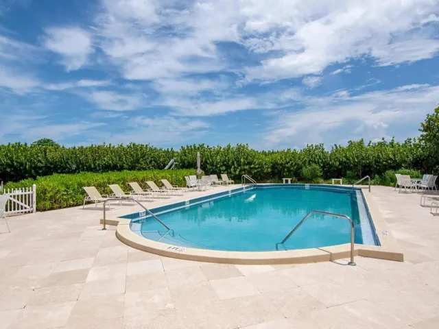 Enjoy privacy from the beach area