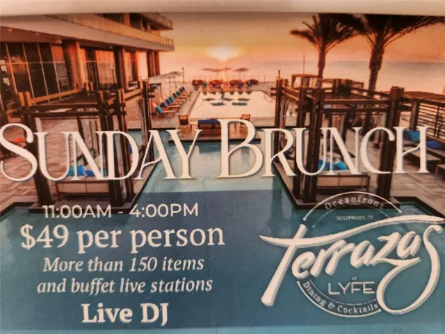 Delicious Sunday Brunch too!