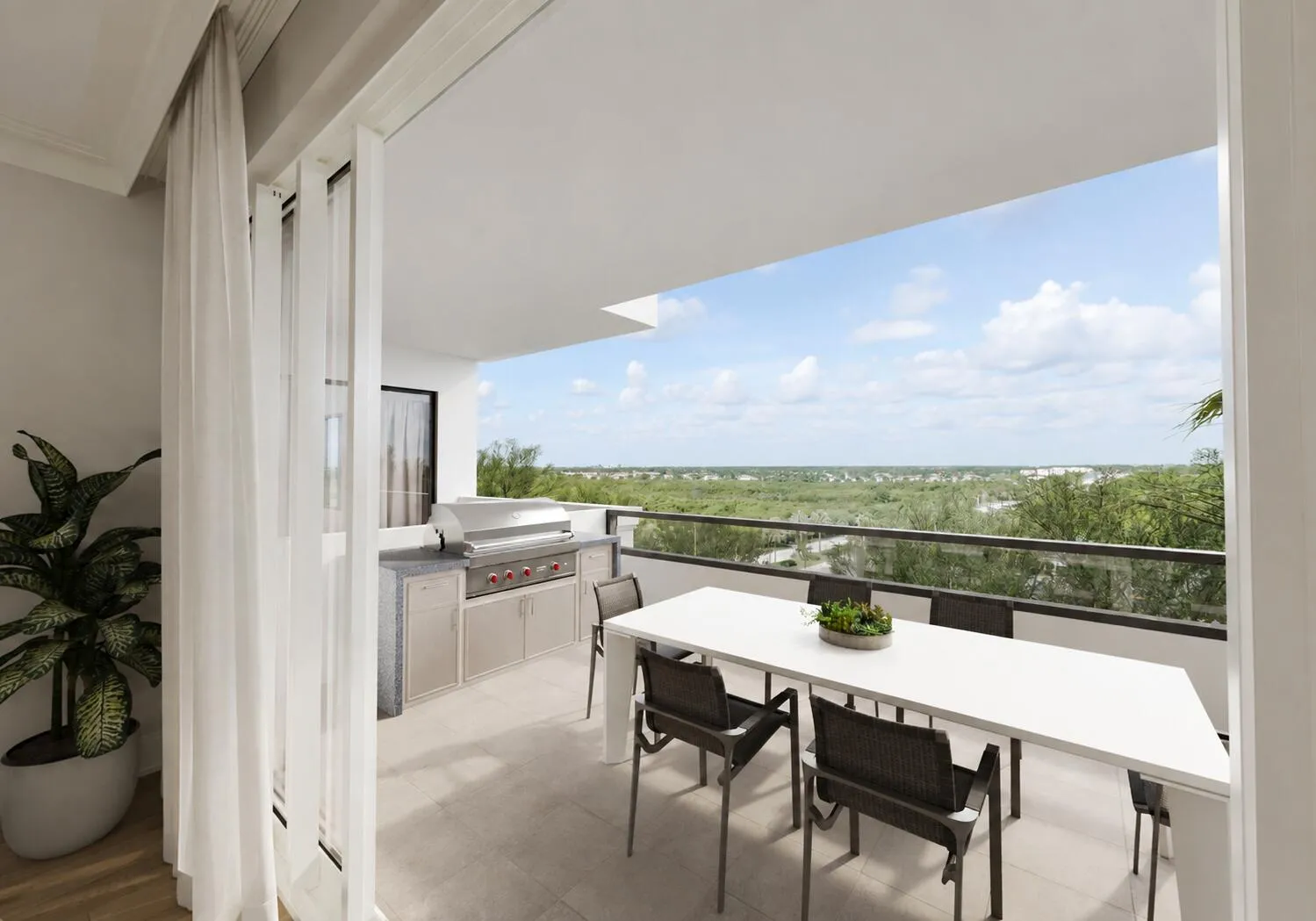 Terrace with Gas Grill