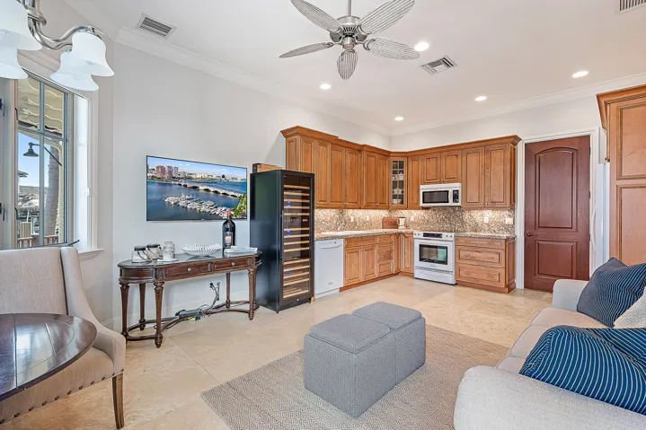 In-Law Suite Living Area & Kitchen