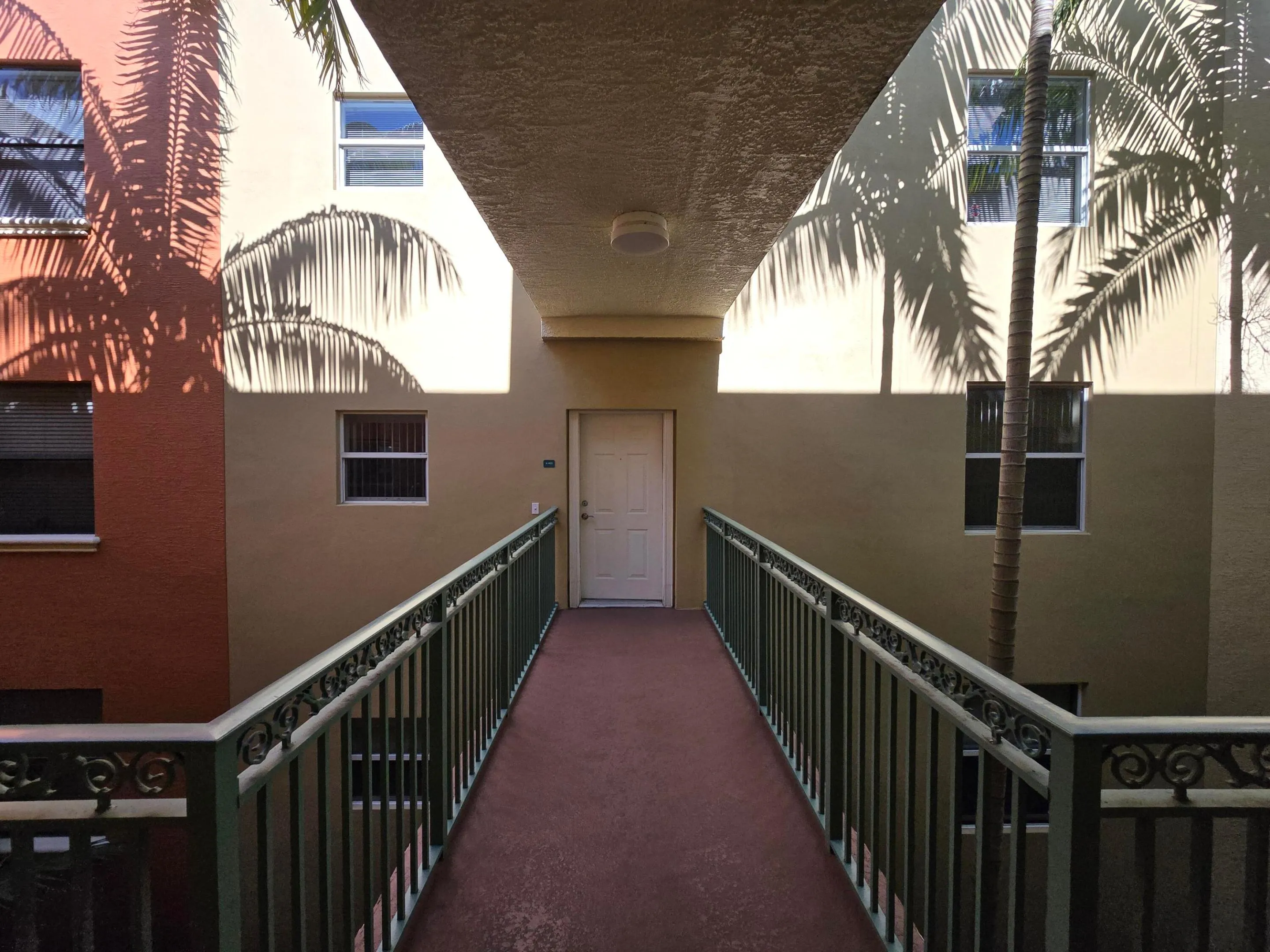 Property courtyard walkway
