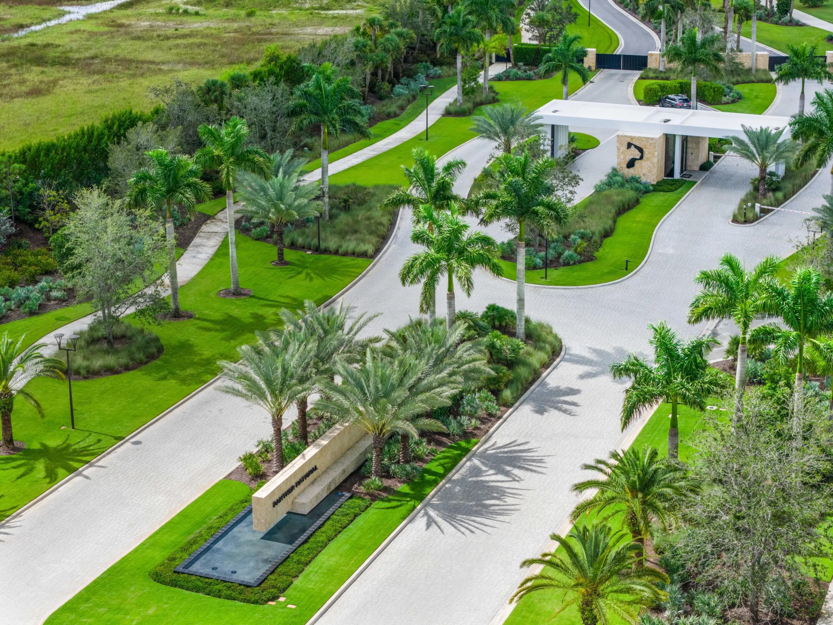 Aerial Panther National Entrance