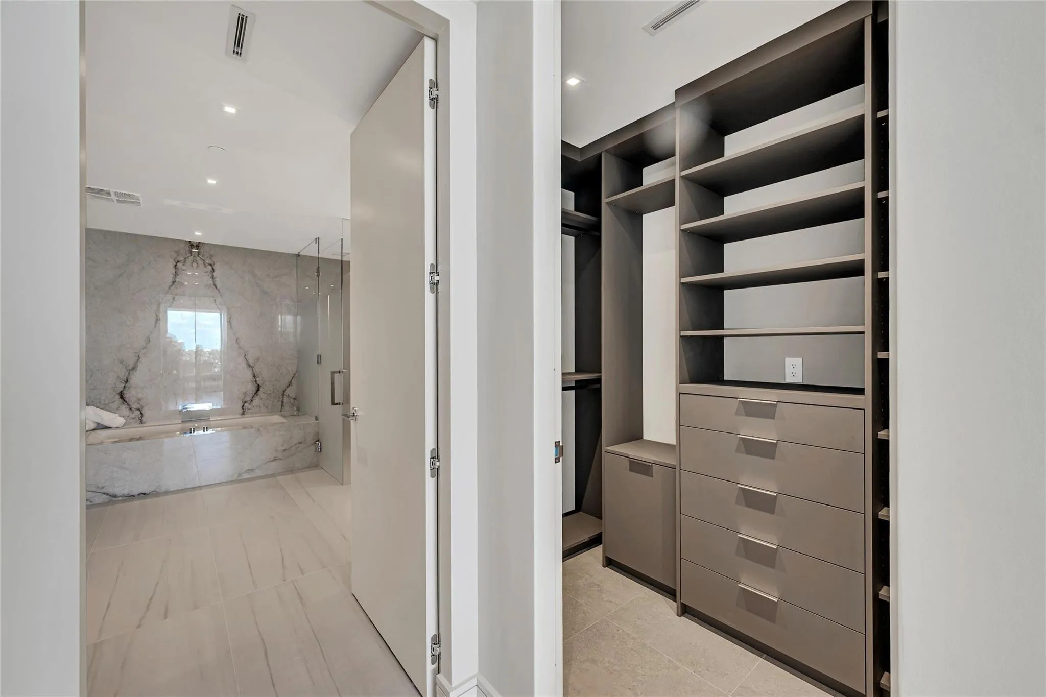 Primary closets