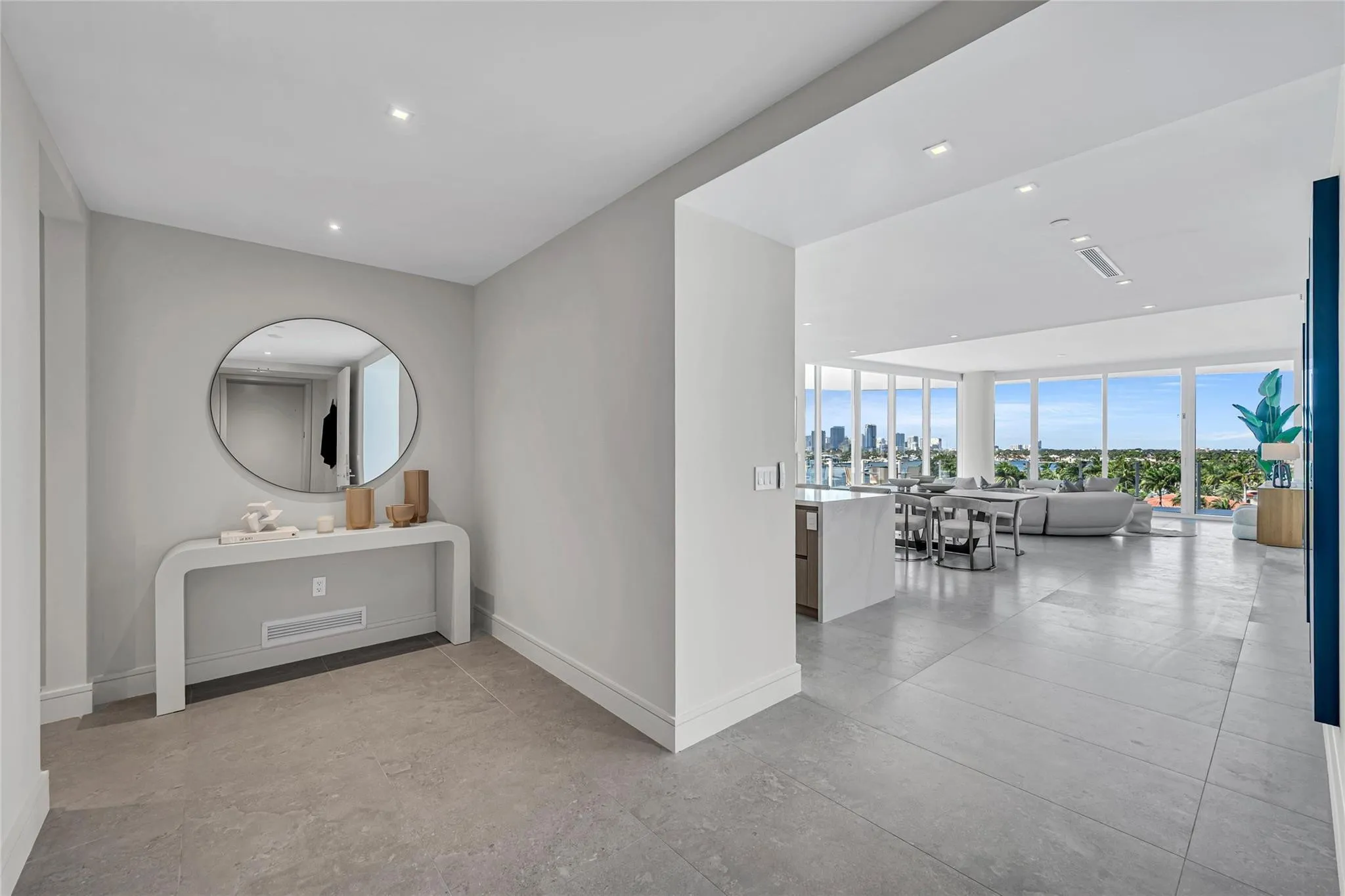 entry hall from elevator