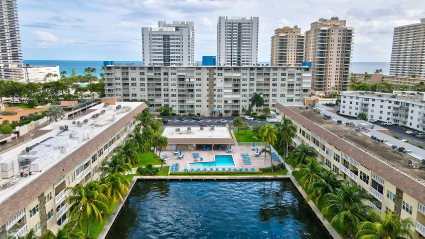 Aerial View Clubhouse & Pool