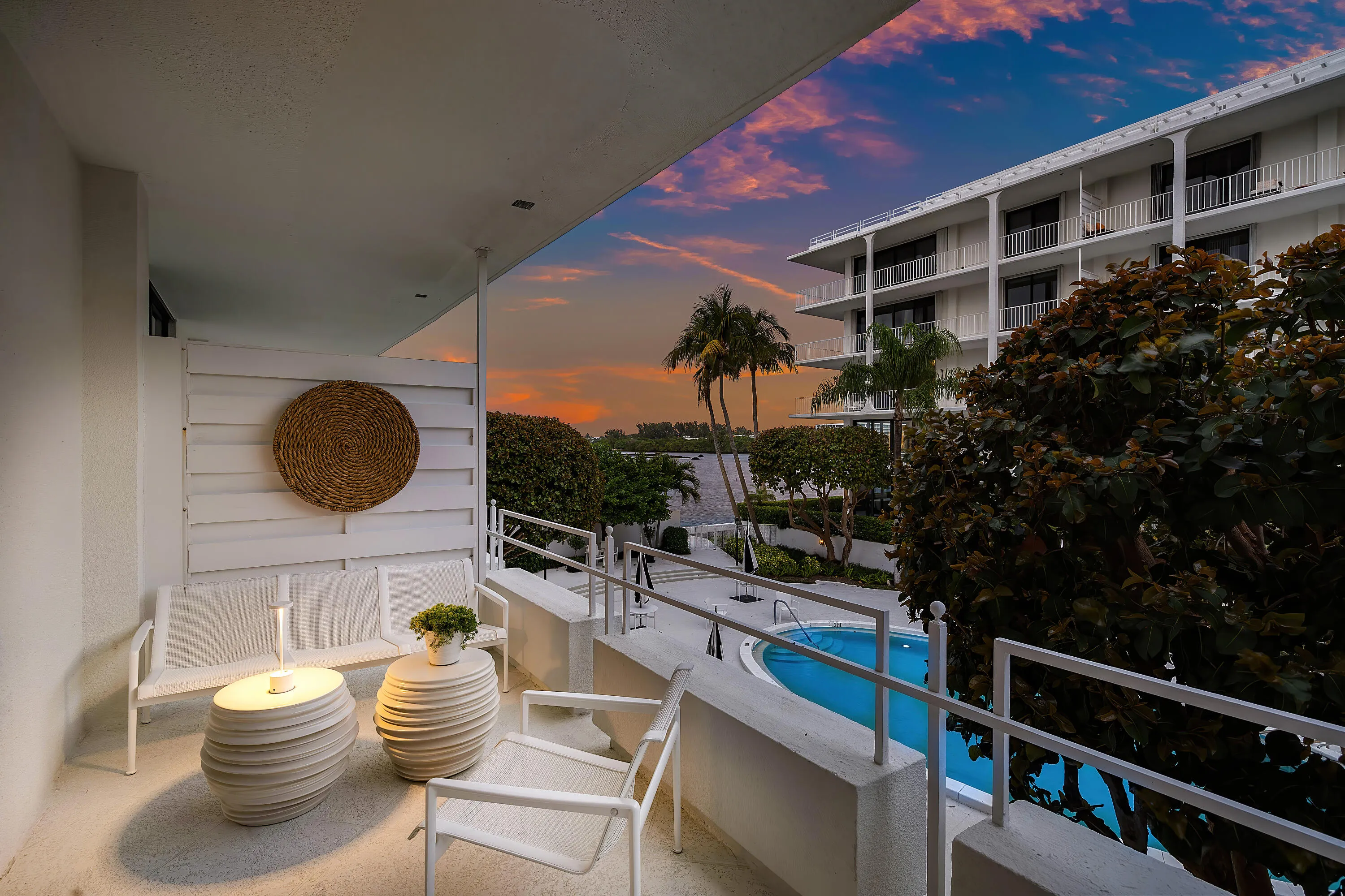 East Balcony at Dusk