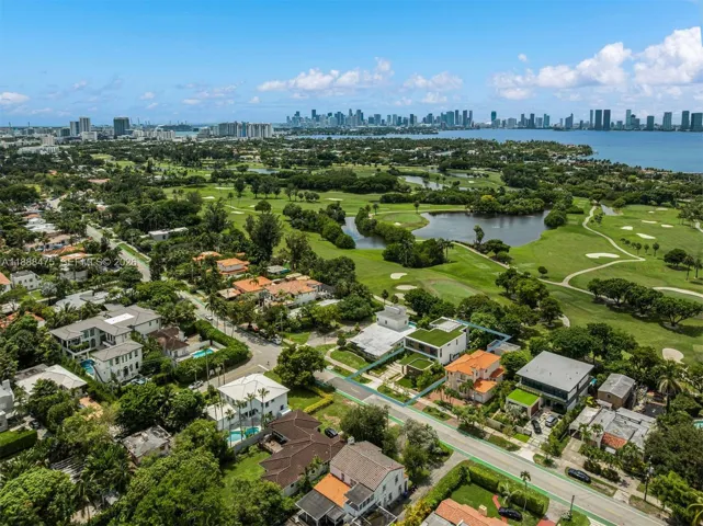 Private Rooftop - Home Located on Miami Beach Golf Course - Virtually Rendered Furniture