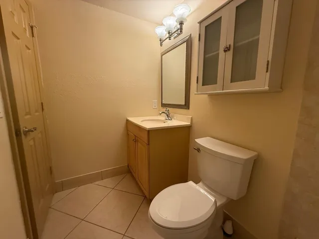Main bathroom vanity view