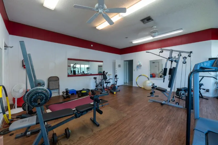 Clubhouse exercise room