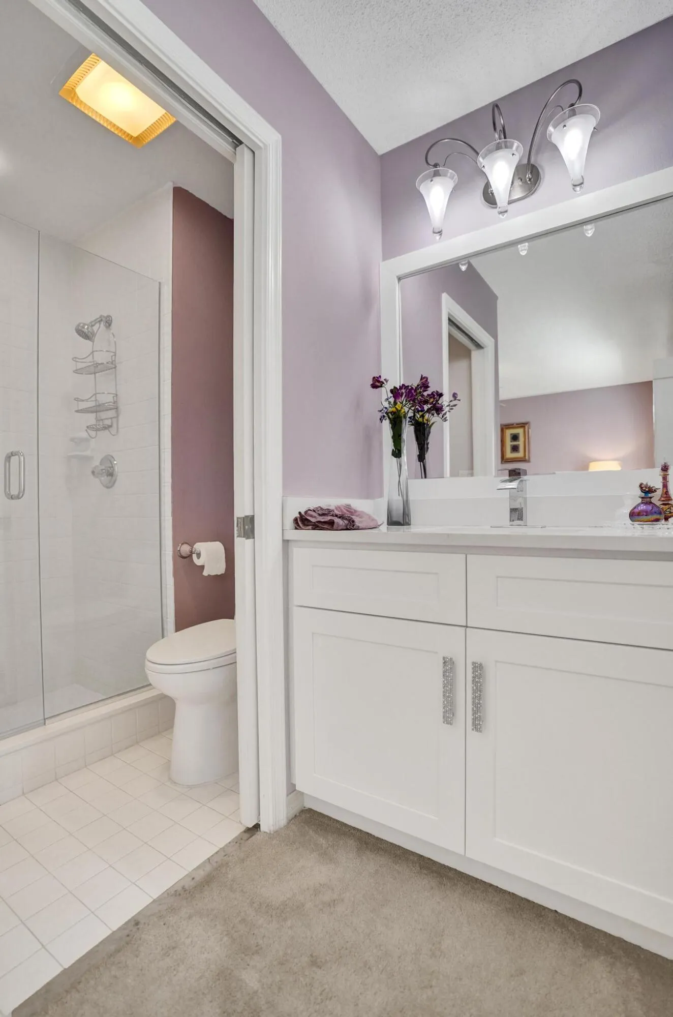 Ensuite guest bath updated