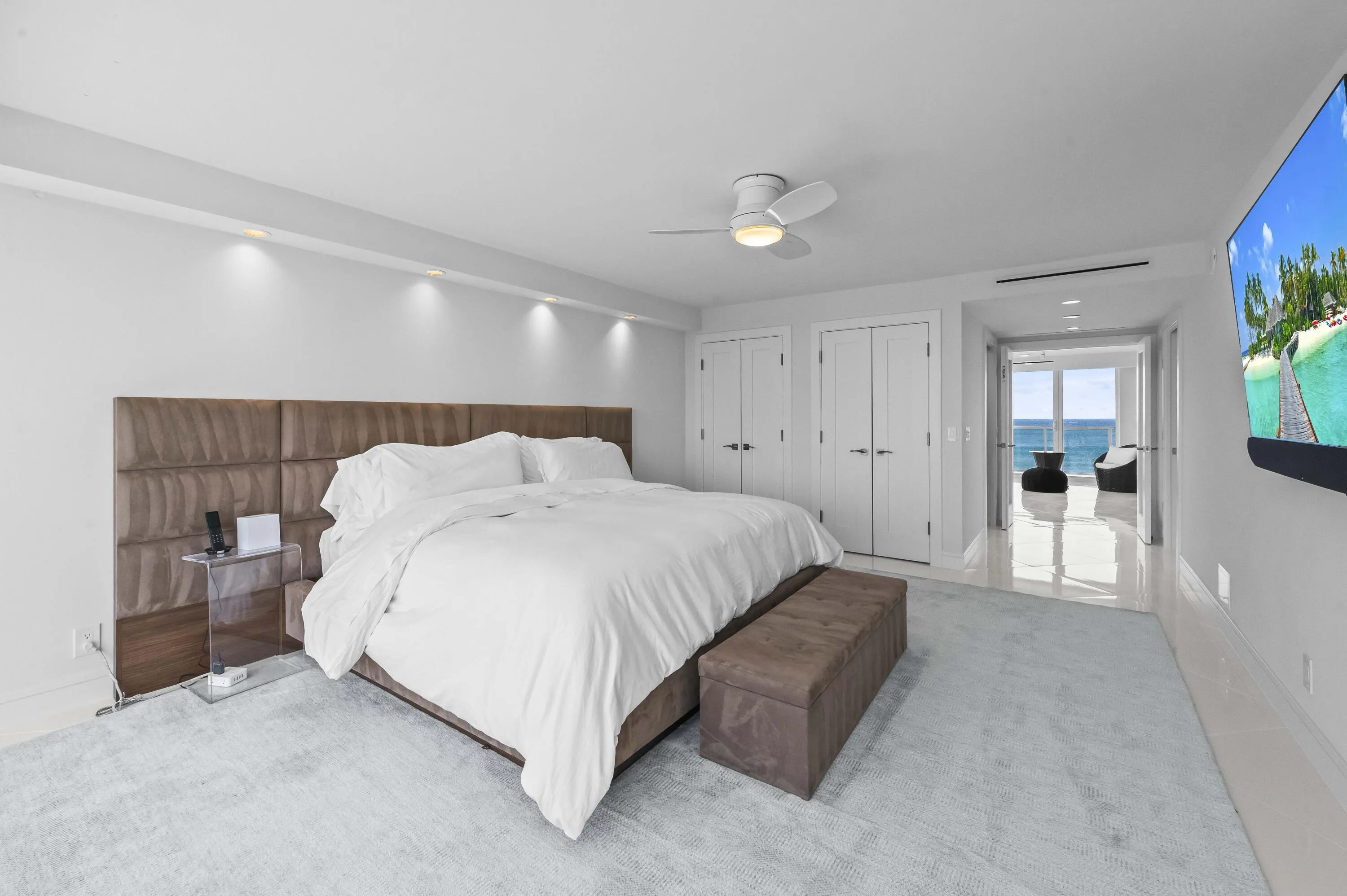 Master Suite with HIS Closet
