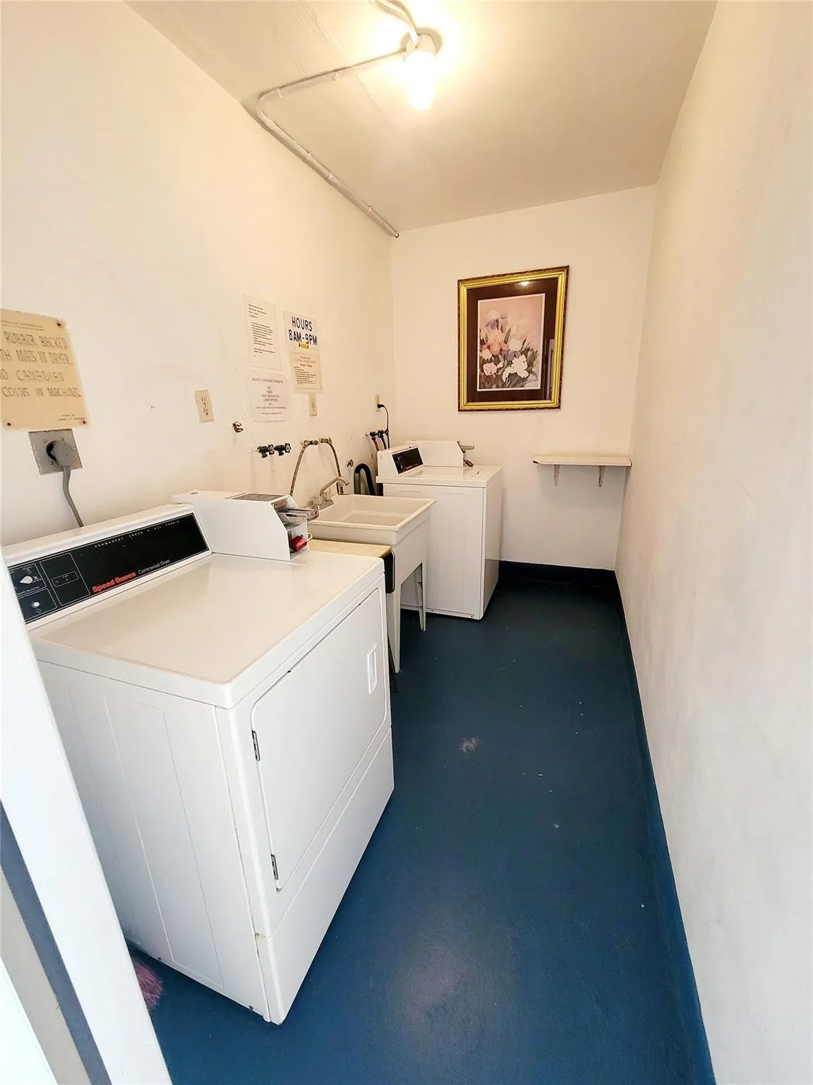 Common laundry in every floor