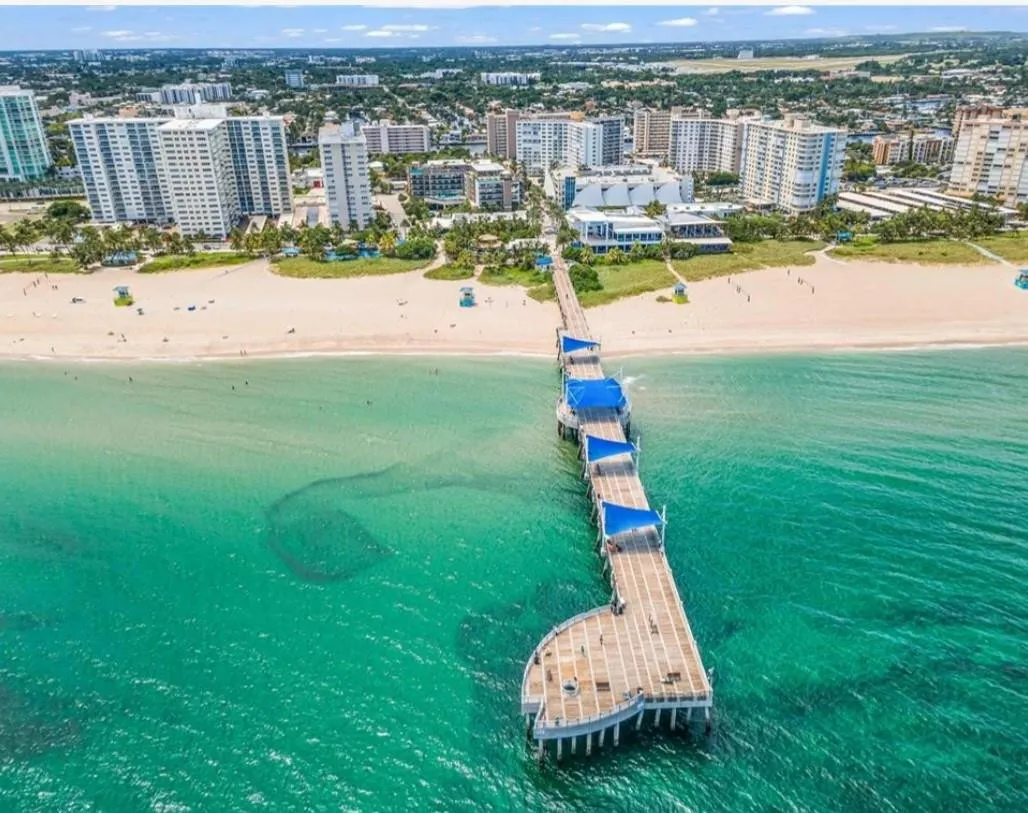 Pompano Beach pier, booming city in SOFO