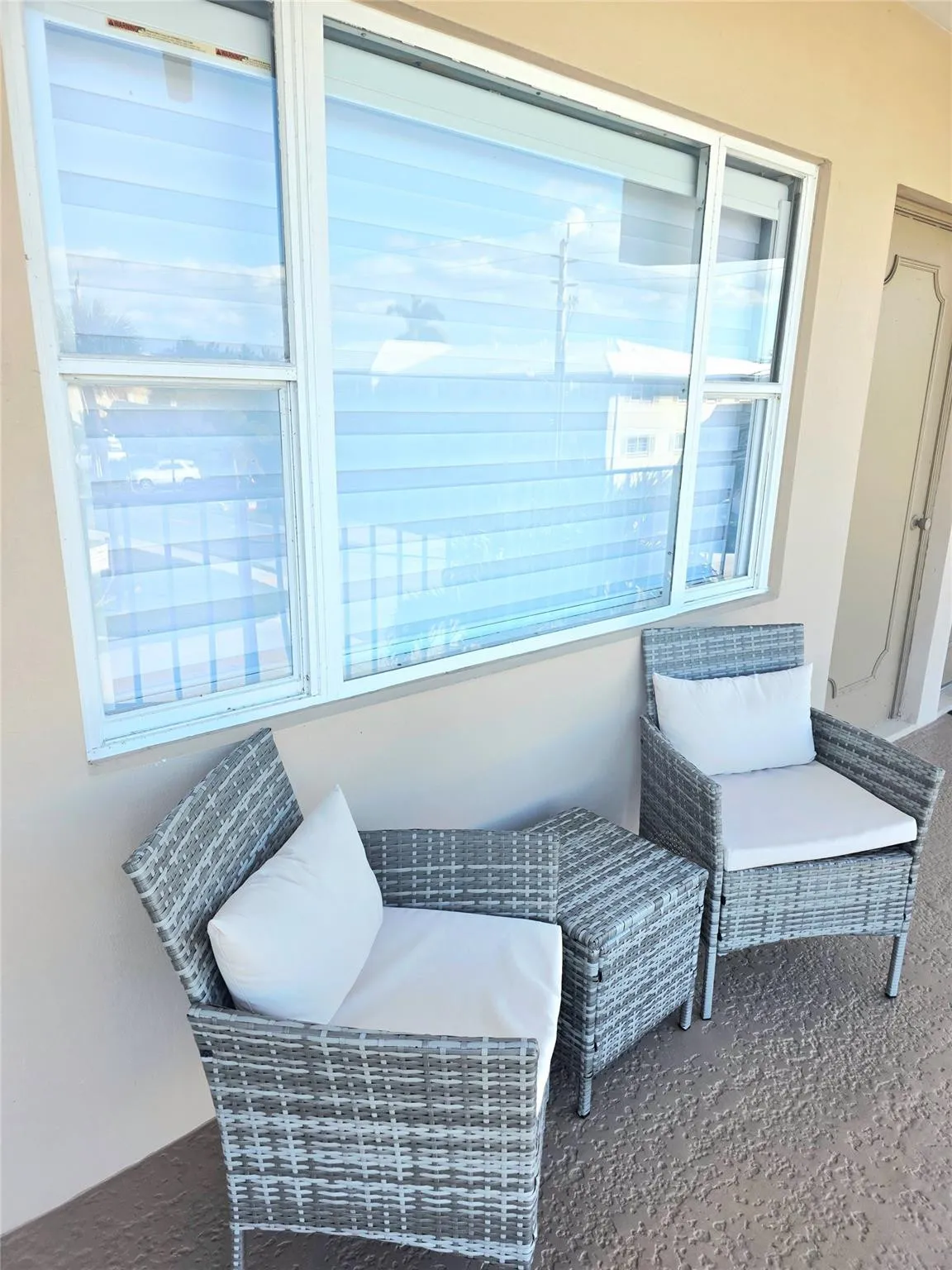 Porch facing north
