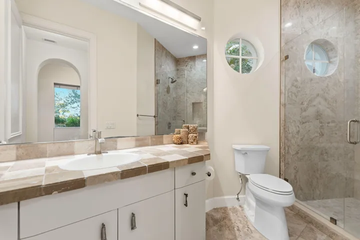 Upstairs guest bathroom