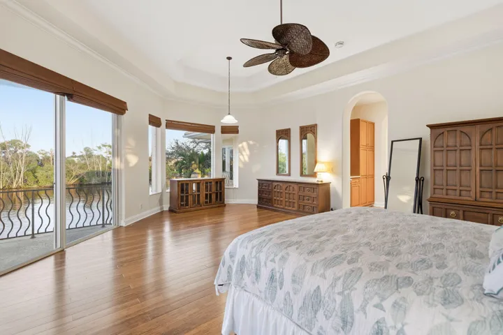 Upstairs Master Bedroom plus expansive balcony