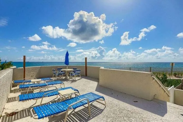 Protected Sunning deck