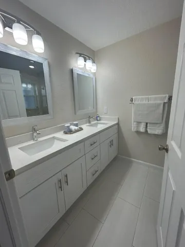Master bath on first floor
