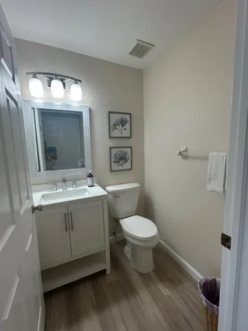 First floor half bath
